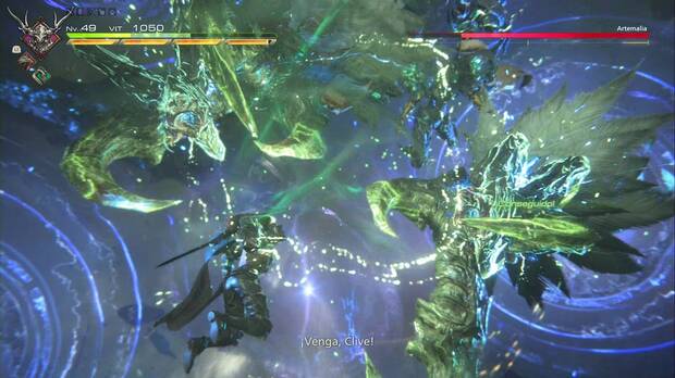 Final Fantasy XVI - Dioses y hombres: Clive invoca el poder de Garuda