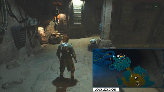 Star Wars Jedi: Survivor - Localización del tesoro 19 en El Archivo de Jedha