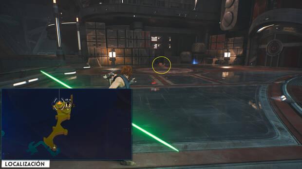 Star Wars Jedi: Survivor - Localización del tesoro 07 en Hangar 2046-C de Coruscant