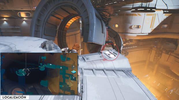 Star Wars Jedi: Survivor - Localización del tesoro 03 en Forja automatizada de Luna Destrozada
