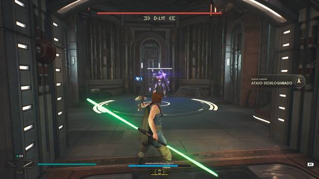 Star Wars Jedi: Survivor - Combate contra el enemigo legendario D-L1T