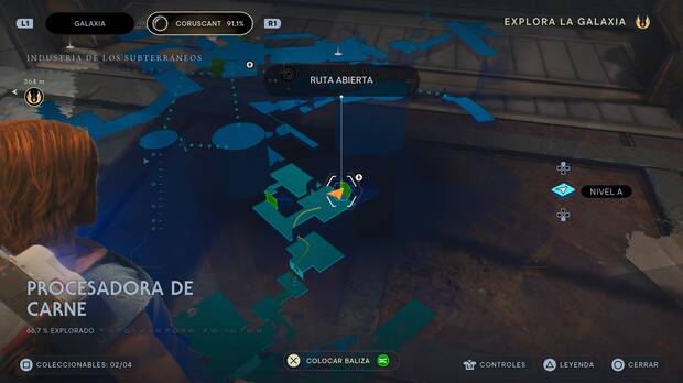 Star Wars Jedi: Survivor - Localización en el mapa del enemigo legendario Jotaz frenético