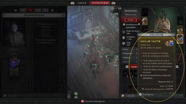 Diablo 4 - Explicación objetos rareza raro
