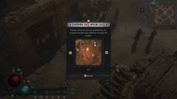 Diablo 4 - Eliminar una marca de sangre en el PvP