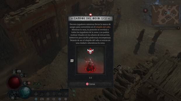 Diablo 4 - Características del elegido del odio en el modo PvP