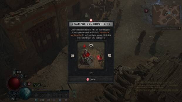Diablo 4 - Cómo conseguir polvo rojo