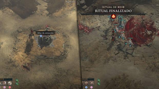 Diablo 4 - Completar rituales del odio para obtener polvo rojo