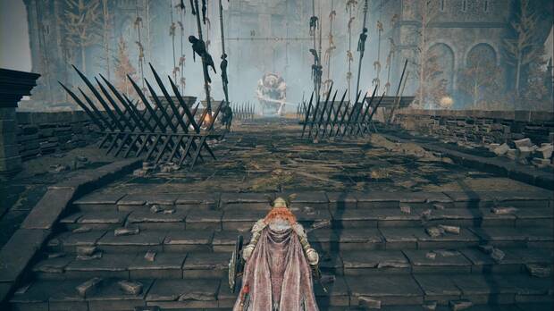 Elden Ring: Shadow of the Erdtree - Castillo de Ensis: trol en el camino al Castillo de Ensis