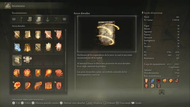 Elden Ring: Shadow of the Erdtree - Arcos dorados