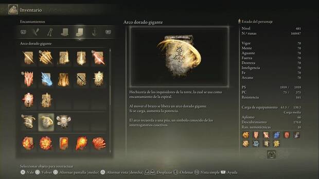Elden Ring: Shadow of the Erdtree - Arco dorado gigante
