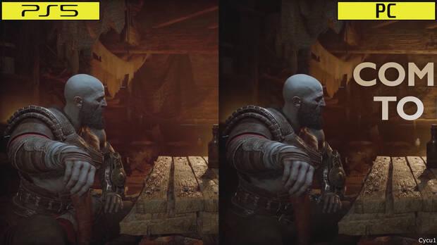 God of War: Ragnarok comparativa PS5 y PC grficos