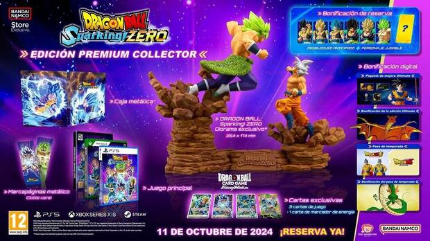 Imagen promocional de la Edicin Premium Coleccionista de Dragon Ball: Sparking! Zero