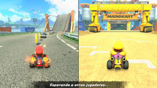 Mario Kart World - Cómo jugar al modo libre en pantalla dividida desde una sala LAN