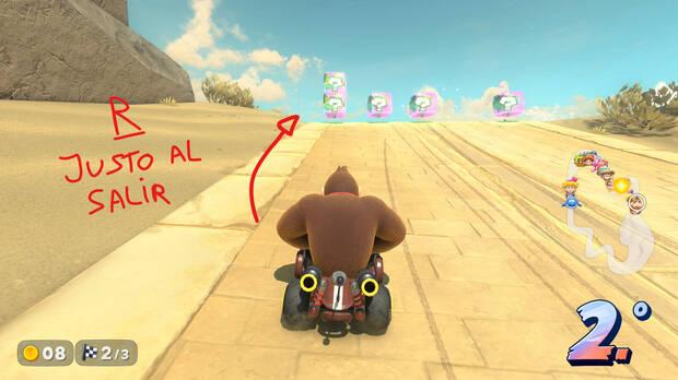 Mario Kart World - Cómo realizar la técnica de los saltos con acelerón