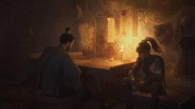 Wuchang despierta en un templo sin saber c�mo ha acabado all� y con plumas saliendo de su cuerpo. �Qu� ha ocurrido?