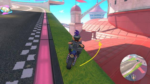 Mario Kart World - Localización panel 04 de Estadio Peach