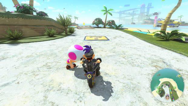 Mario Kart World - Localización panel 01 de Playa Koopa