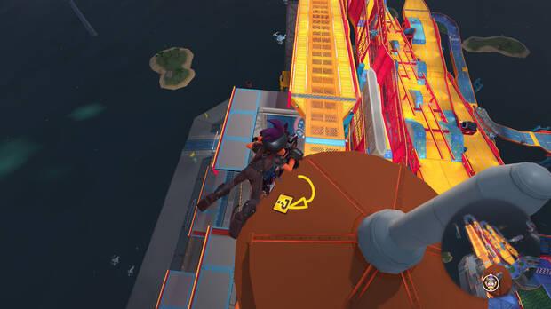 Mario Kart World - Localización panel 04 de Puerto Espacial DK