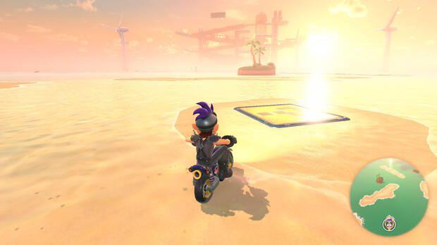 Mario Kart World - Localización panel 05 de Playa Koopa