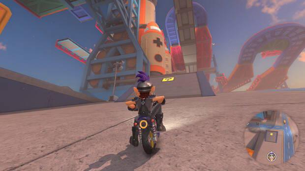 Mario Kart World - Localización panel 01 de Puerto Espacial DK