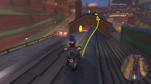 Mario Kart World - Localización panel 02 de Cañón Ferroviario