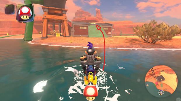 Mario Kart World - Localización panel 01 de Circuito Mario Bros.
