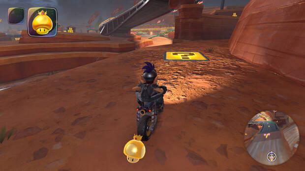 Mario Kart World - Localización panel 03 de Circuito Mario Bros.