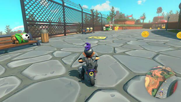 Mario Kart World - Localización panel 01 de Cañón Ferroviario
