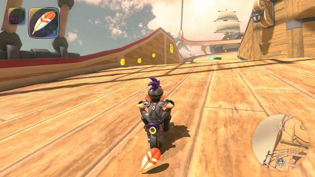 Mario Kart World - Localización panel 01 de Fortaleza Aérea