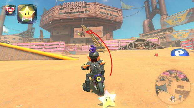 Mario Kart World - Localización panel 03 de Estadio Wario