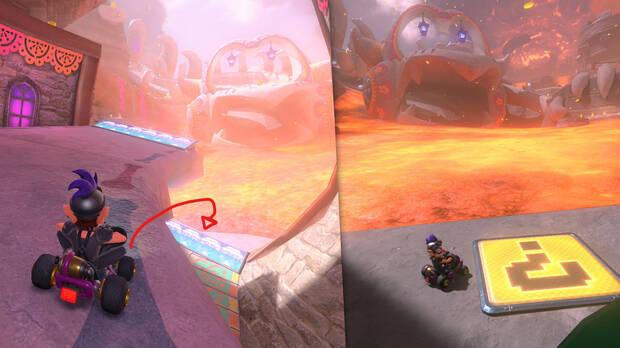 Mario Kart World - Localización panel 05 de Caverna Ósea