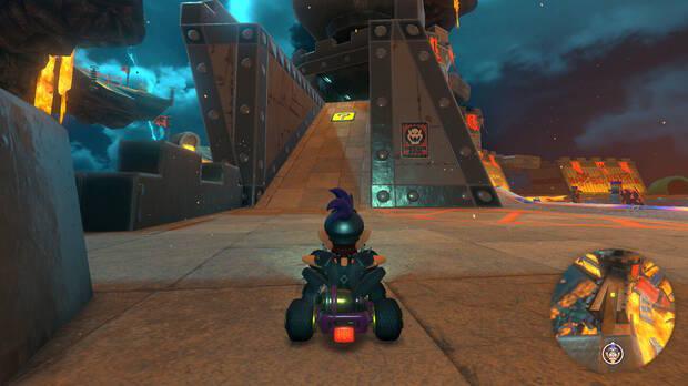 Mario Kart World - Localización panel 04 de Castillo de Bowser
