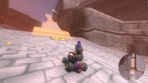 Mario Kart World - Localización panel 01 de Caverna Ósea