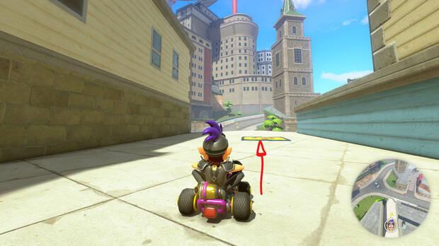 Mario Kart World - Localización panel 08 de Ciudad Corona