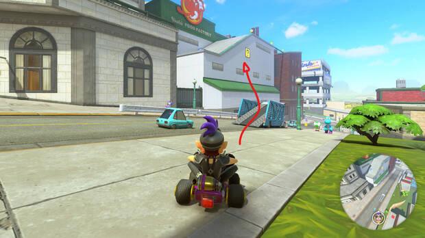 Mario Kart World - Localización panel 10 de Ciudad Corona