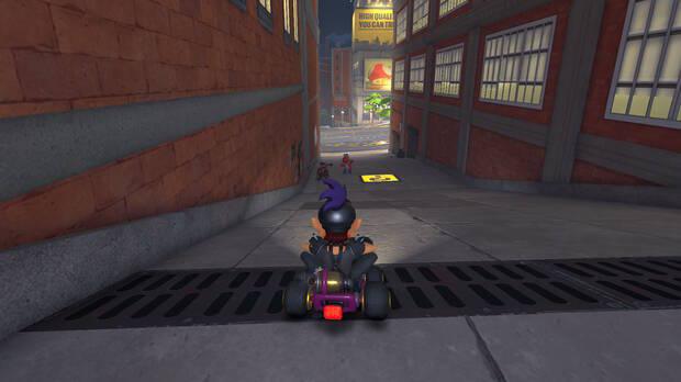Mario Kart World - Localización panel 01 de Ciudad Corona