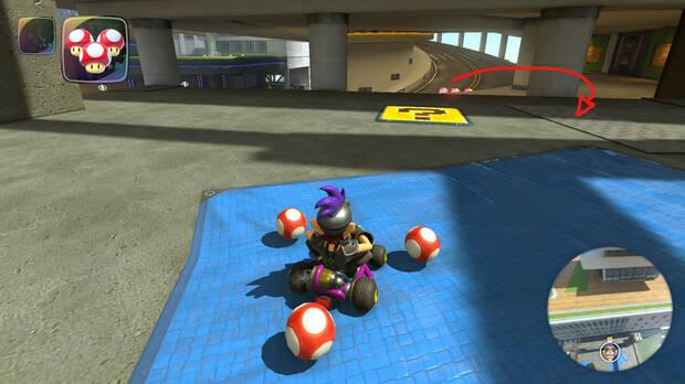 Mario Kart World - Localización panel 02 de Ciudad Corona