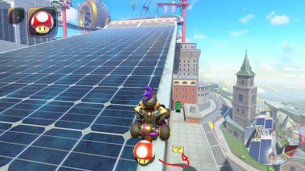 Mario Kart World - Localización panel 03 de Ciudad Corona