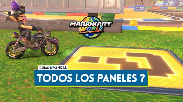 Mario Kart World - Todos los Paneles ? y dónde encontrarlos