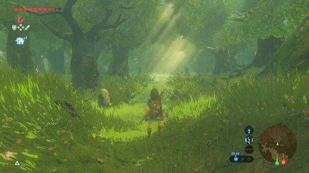 Zonas como el Bosque Kolog de Breath of the Wild tenían serios problemas de rendimiento en Switch, pero ahora mantienen el tipo a 60 imágenes por segundo y con una calidad de imagen fantástica tanto en portátil como en sobremesa.