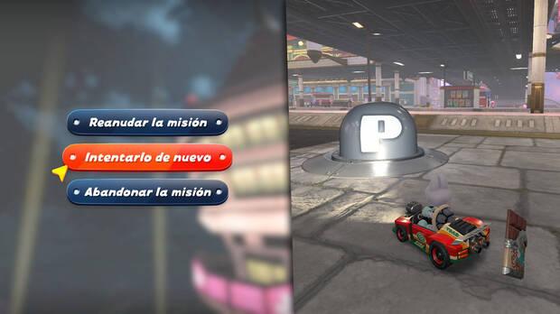 Mario Kart World - Cómo reintentar misiones de interruptores P