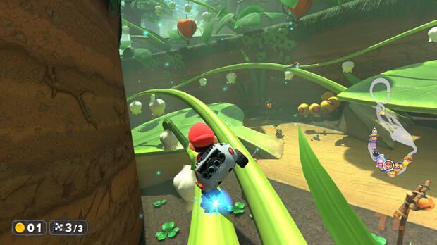 Mario Kart World - Obtener más velocidad realizando acrobacias y trucos