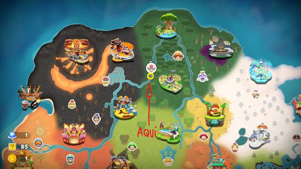 Mario Kart World - Localización en el mapa del área 51
