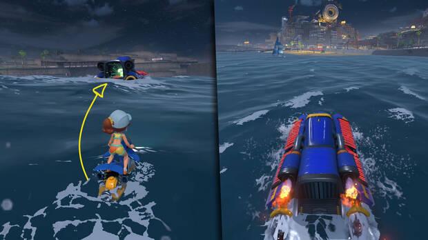 Mario Kart World - Cómo entrar en un barco especial y controlarlo