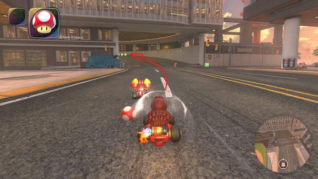 Mario Kart World - Cómo llegar hasta el helipuerto de Ciudad Corona