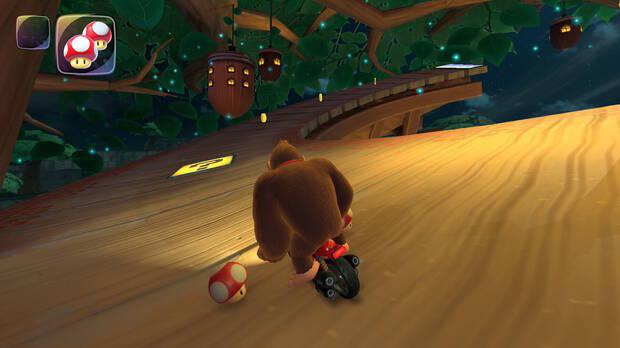 Mario Kart World - Localización panel 01 de Aldea Arbórea