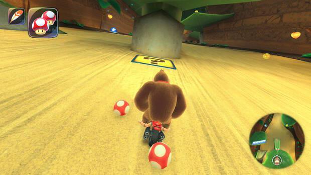 Mario Kart World - Localización panel 03 de Aldea Arbórea