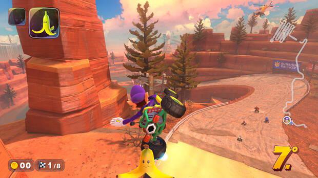 Mario Kart World - Qué ventajas tiene deslizarse por raíles
