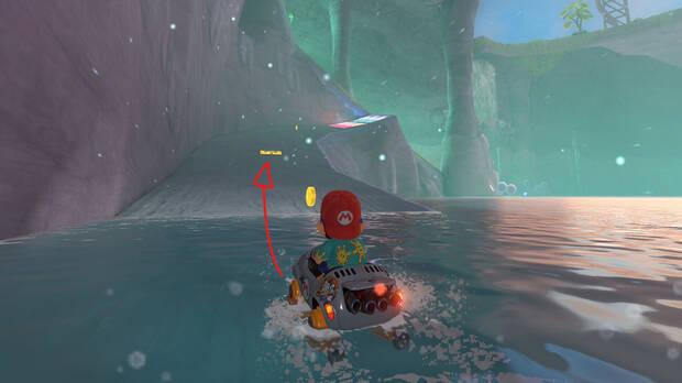 Mario Kart World - Localización panel 05 de Gruta Diente de León