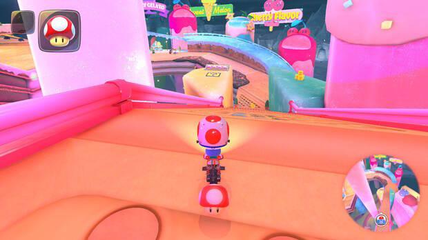 Mario Kart World - Localización panel 01 de Cielos Helados